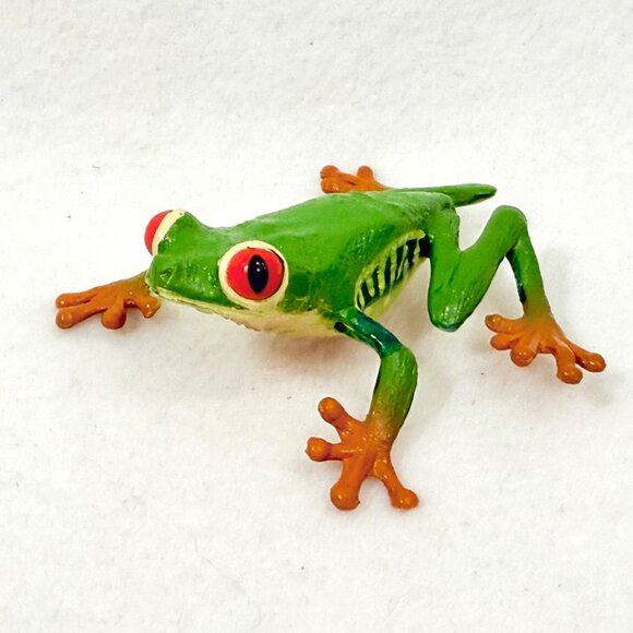 Rare Vintage Safari Ltd Red-Eyed Tree Frog Figure (1994) Realistic Collectible - Picture 1 of 6